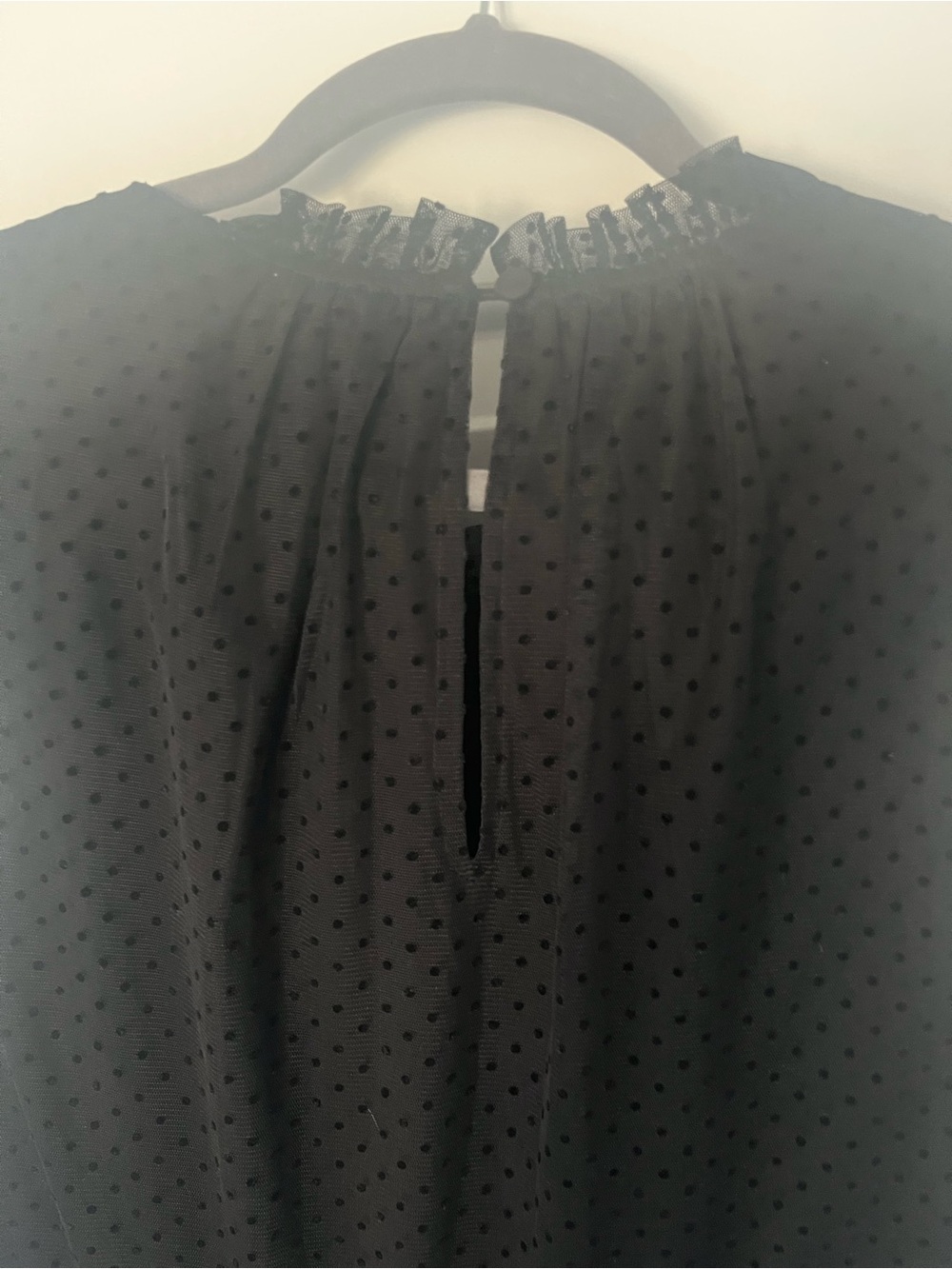 Draper James Belle Meade Black Dress In Tulle Dress With Pleated Skirt-Worn Once View 3